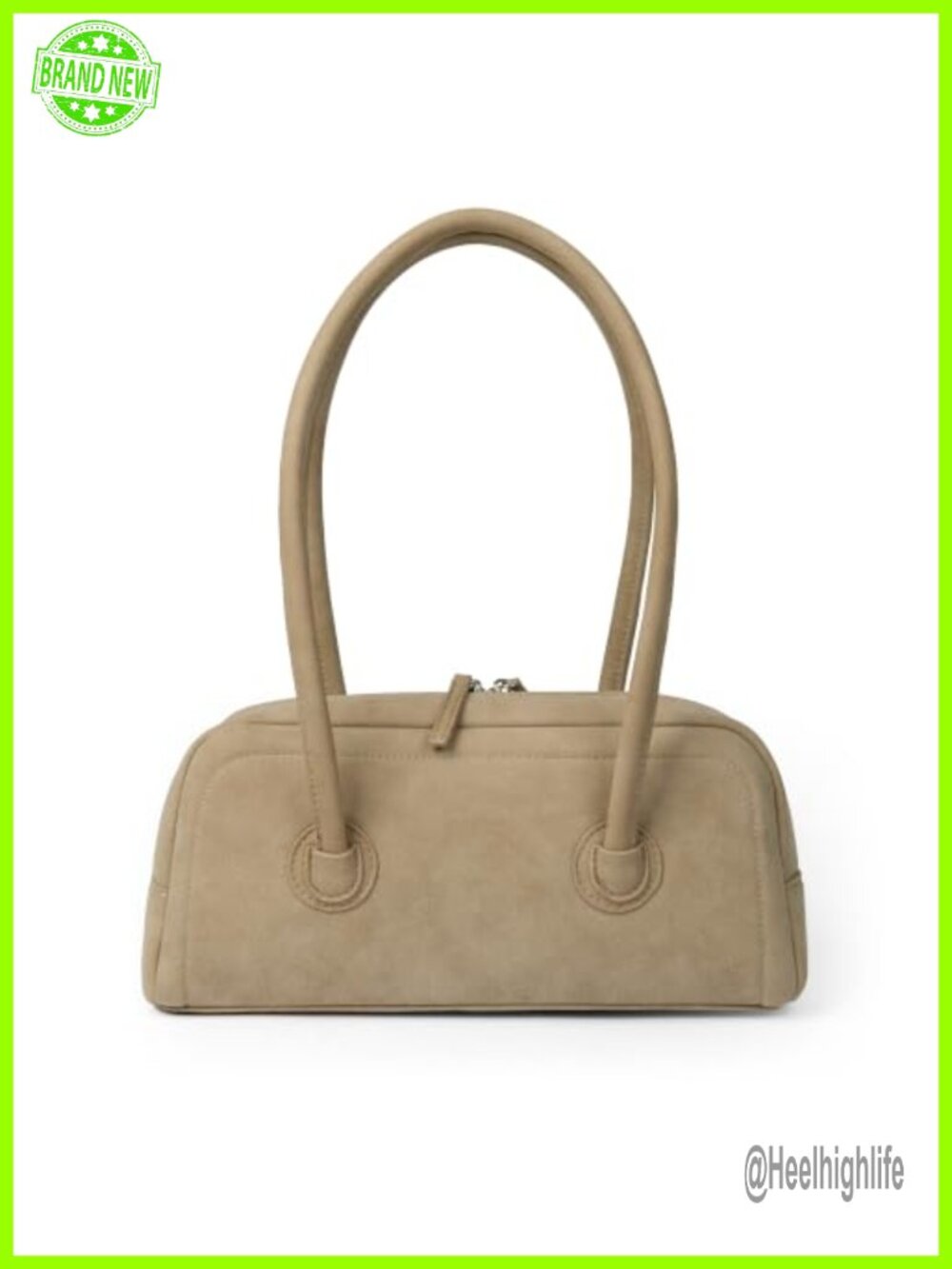 Faux Leather Shoulder Bag Minimalist Underarm Purse Handbag